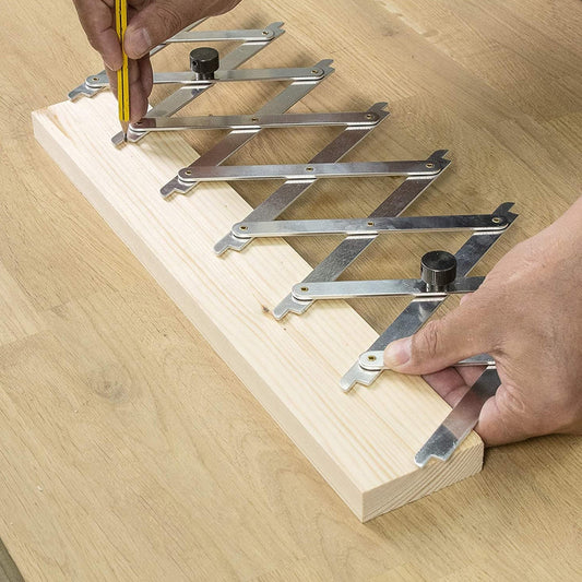 Trend Point to Point Equidistant Measuring and Marking Tool Up To 710mm M/P2P01 Equally Marking Distances on a Piece of Wood
