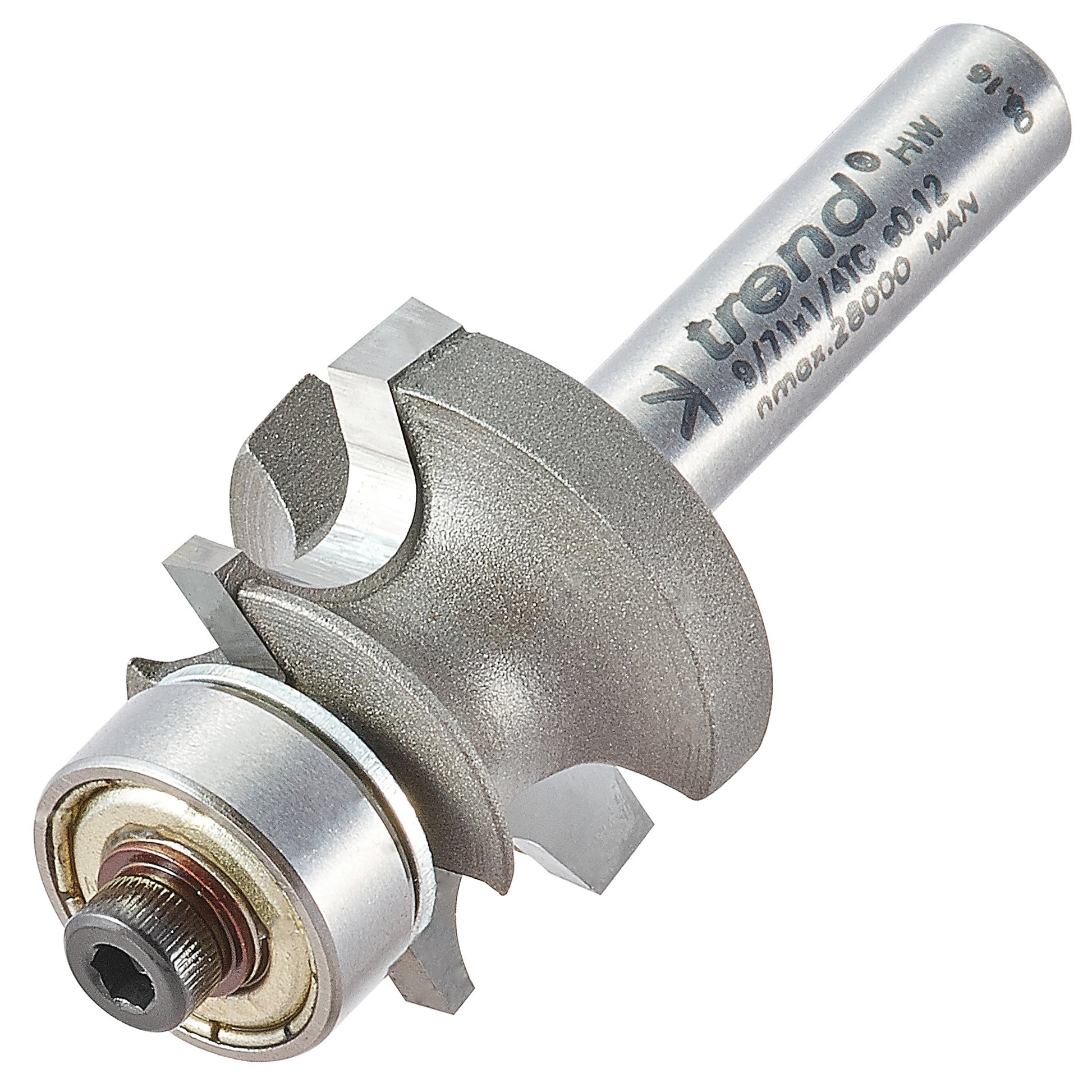 Trend Bearing Guided Corner Bead 3.2mm Radius Router Cutter 9/71X1/4TC