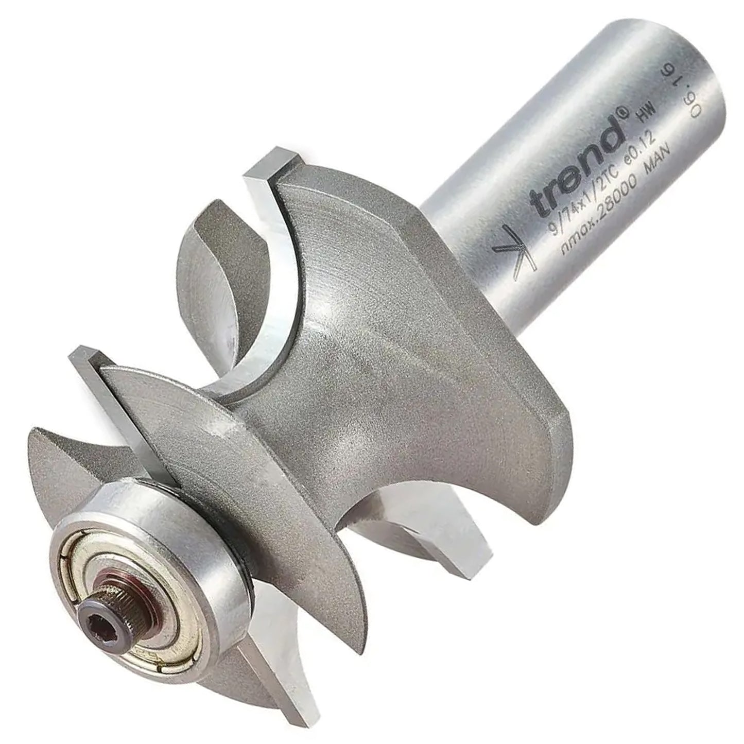 Trend Bearing Guided Corner Bead 9.5mm Radius Router 9/74X1/2TC