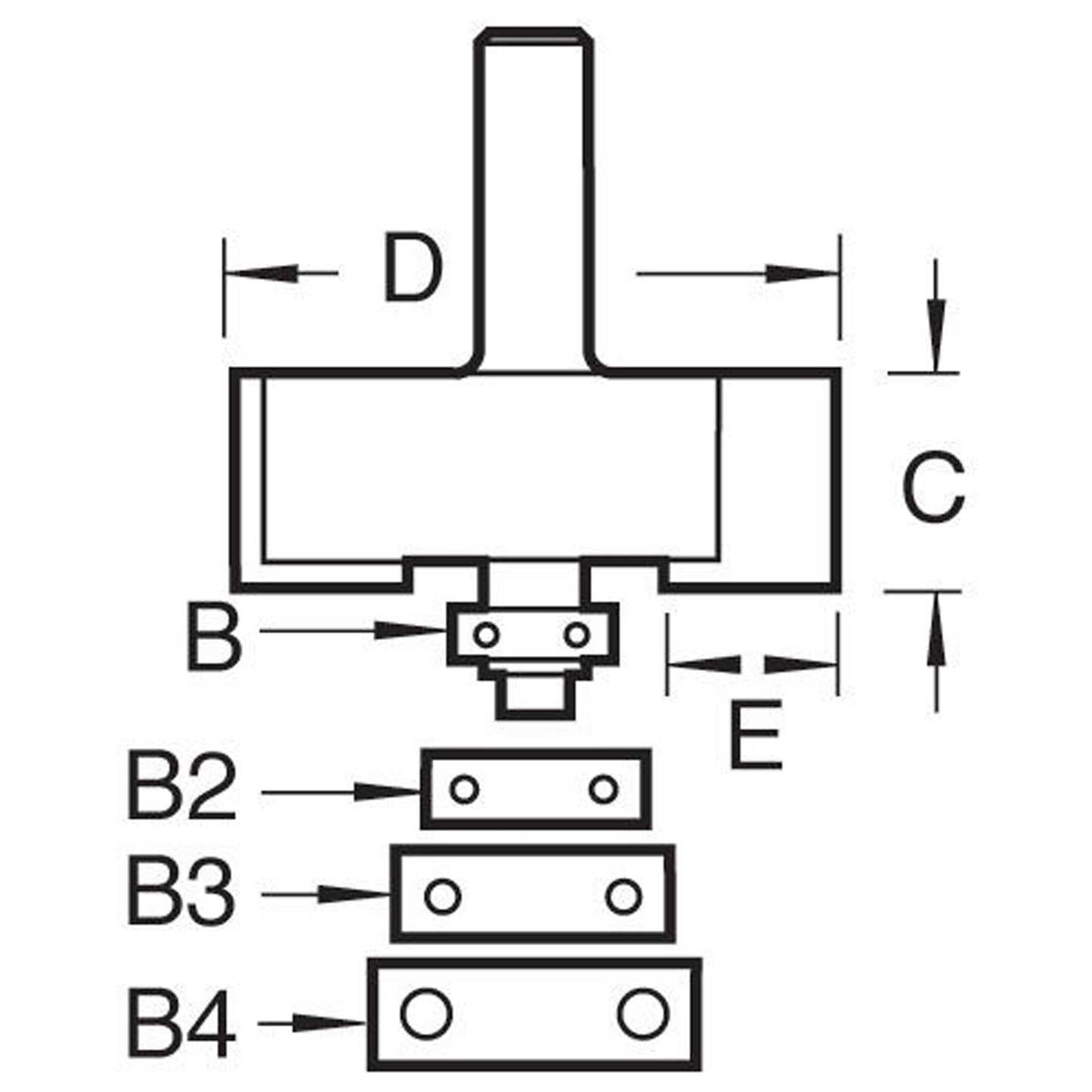 Trend Bearing Guided Rebater Router Cutter Size Guide