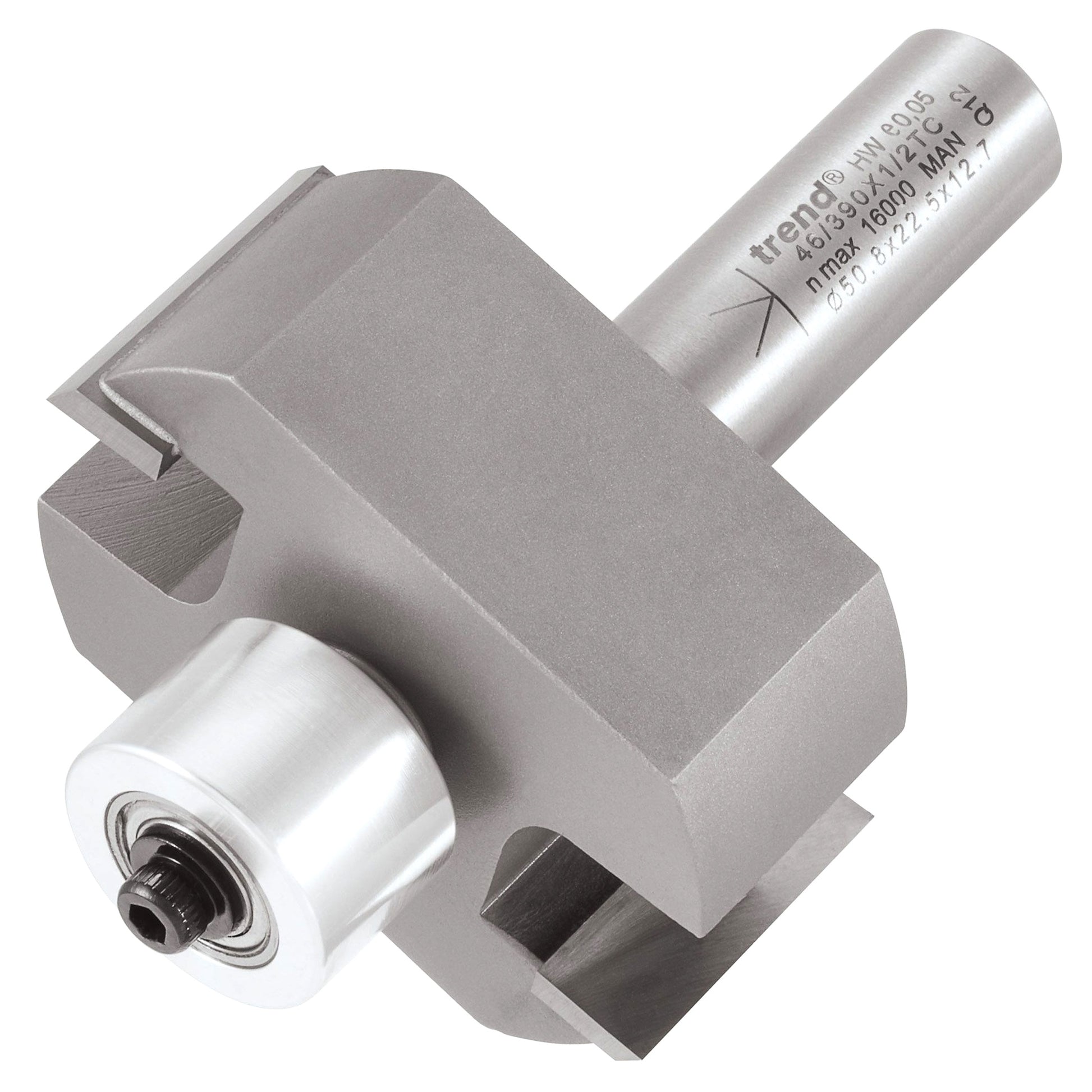Trend Bearing Guided 50.8mm Diameter Large Rebater Router Cutter 46/390X1/2TC