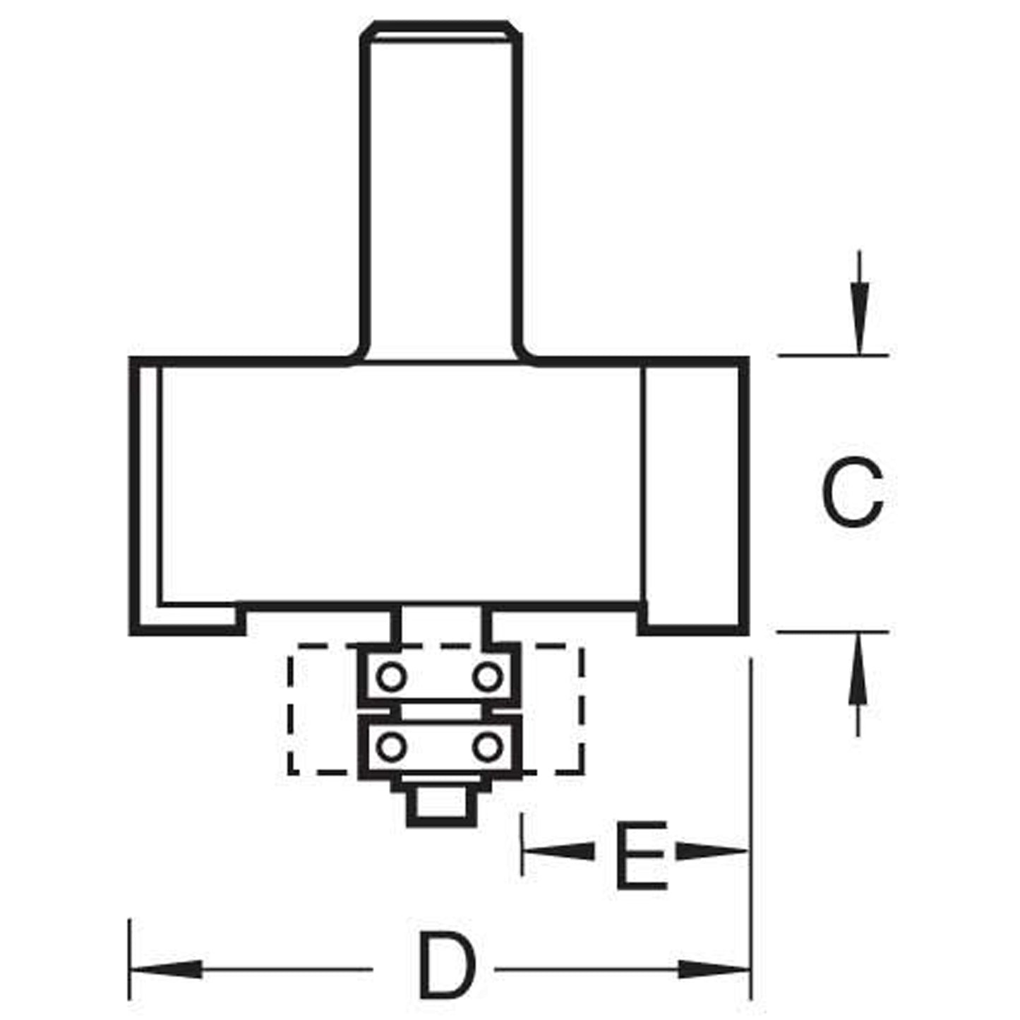 Trend Bearing Guided Large Rebater Router Cutter Size Guide