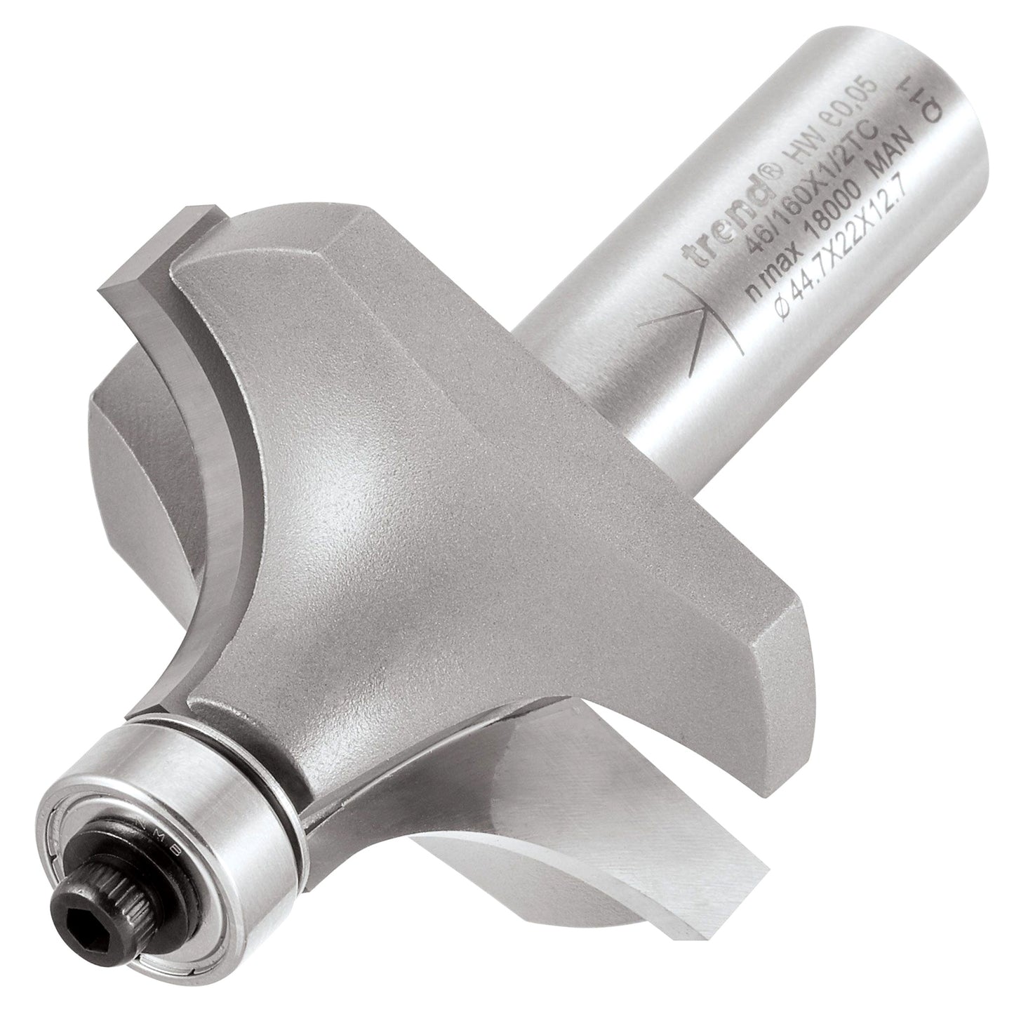 Trend Bearing Guided Ovolo 16mm Radius Router Cutter 46/160X1/2TC