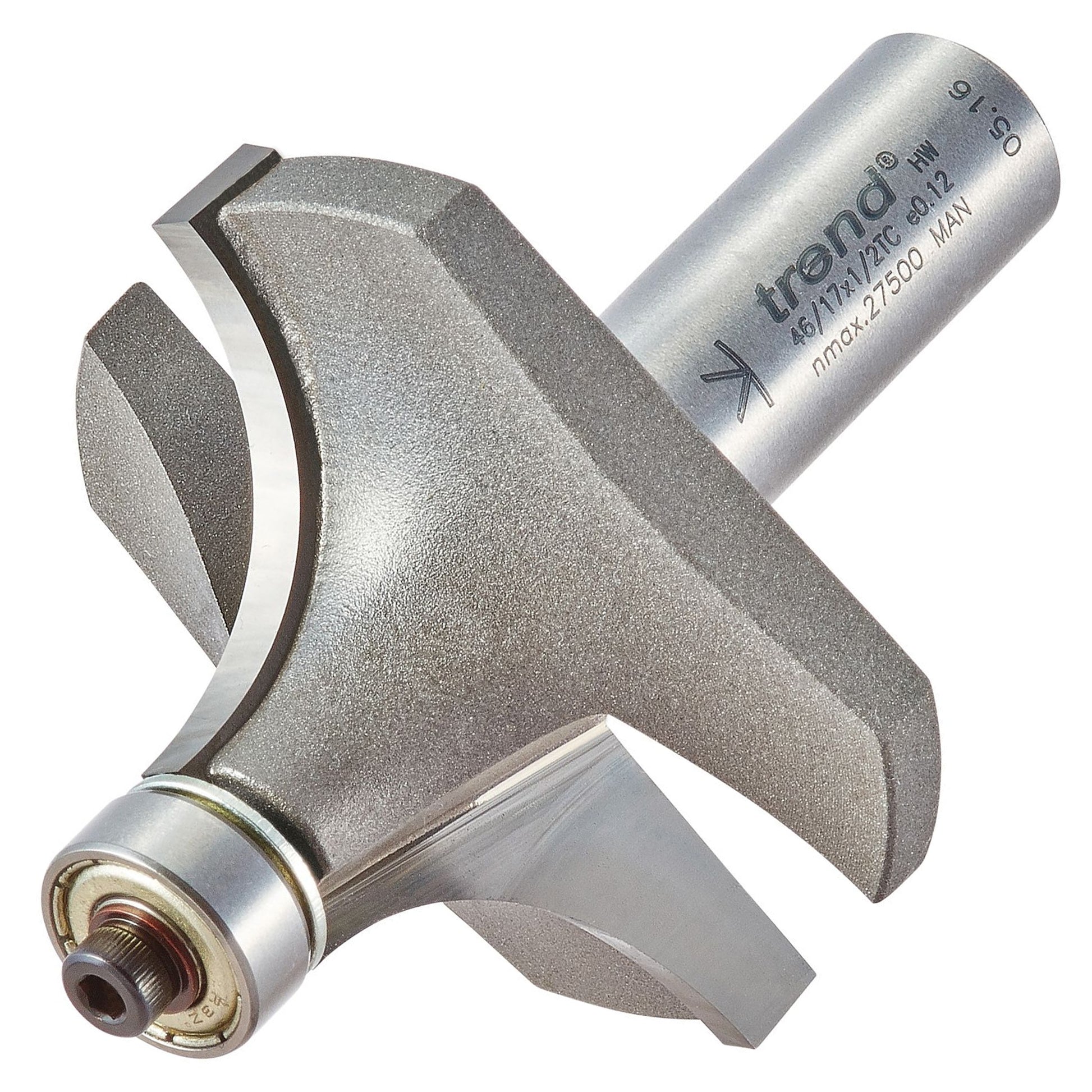 Trend Bearing Guided Ovolo 19mm Radius Router Cutter 46/17X1/2TC