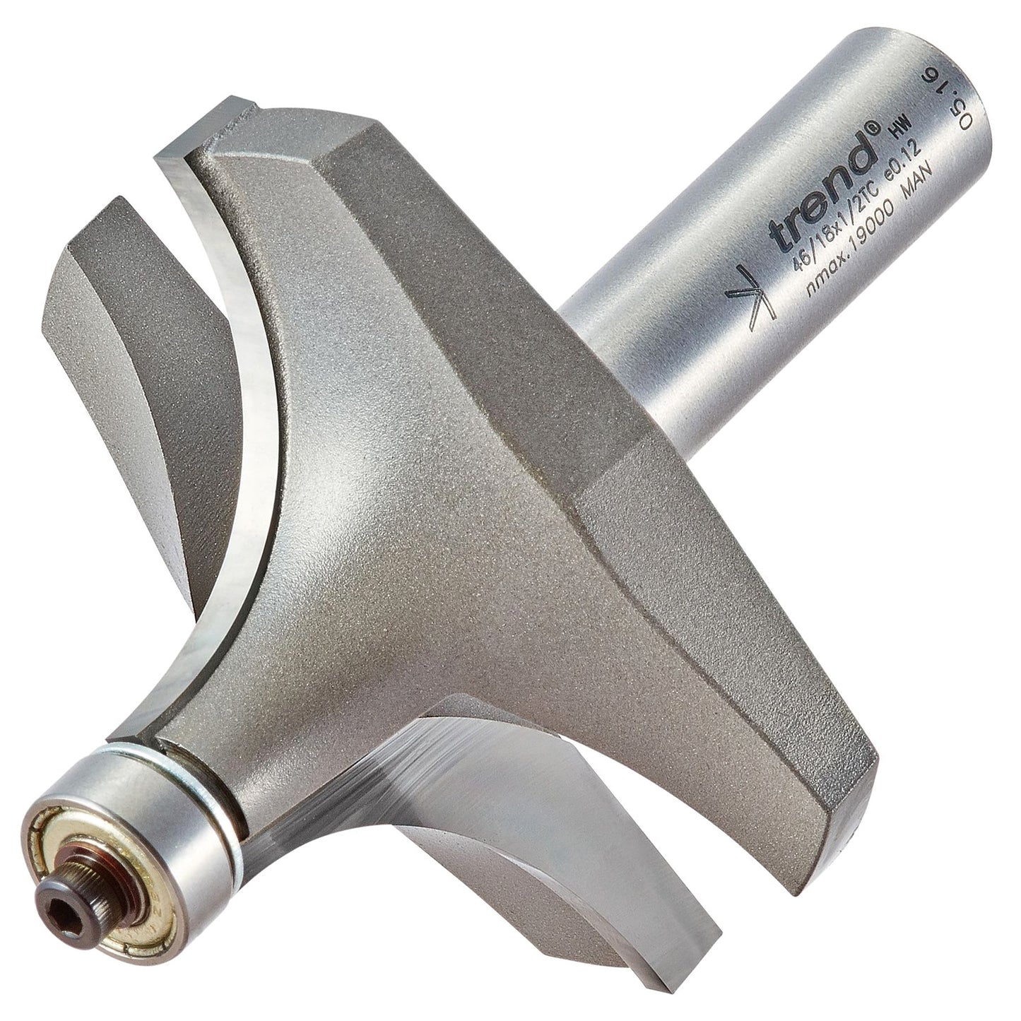 Trend Bearing Guided Ovolo 25.4mm Radius Router Cutter 46/18X1/2TC