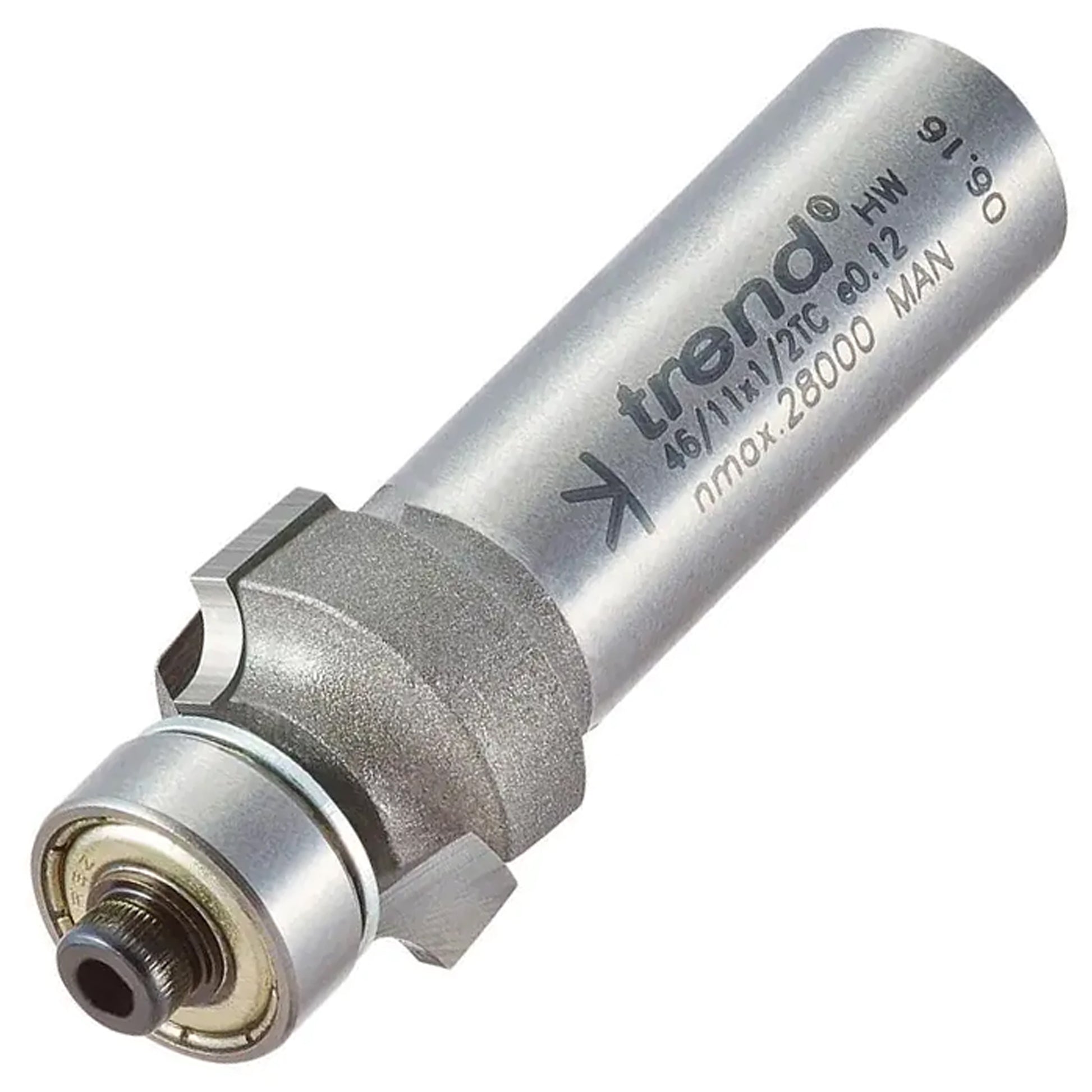 Trend Bearing Guided Ovolo 3.2mm Radius Router Cutter 46/11X1/2TC