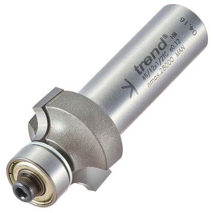 Trend Bearing Guided Ovolo 4.8mm Radius Router Cutter 46/12X1/2TC