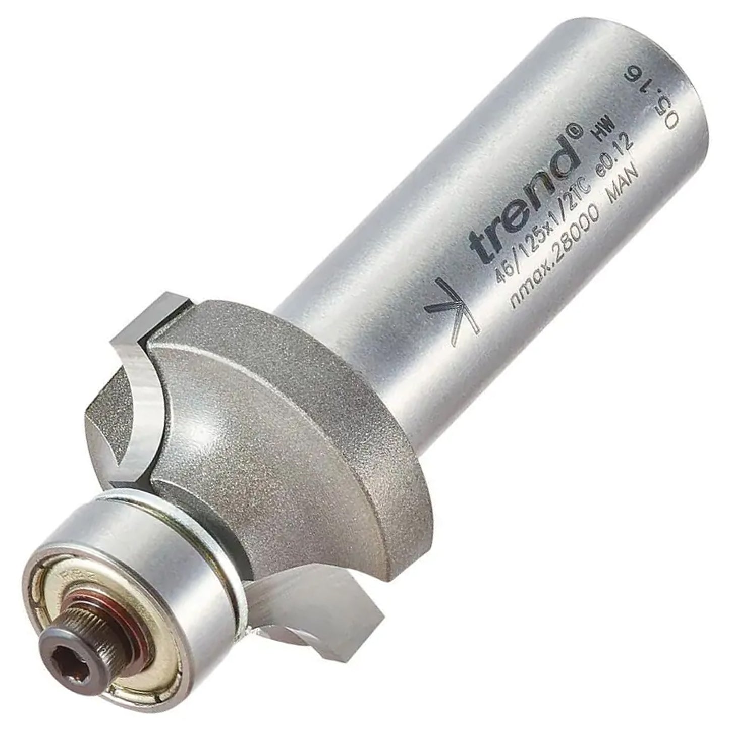 Trend Bearing Guided Ovolo 6mm Radius Router Cutter 46/125X1/2TC