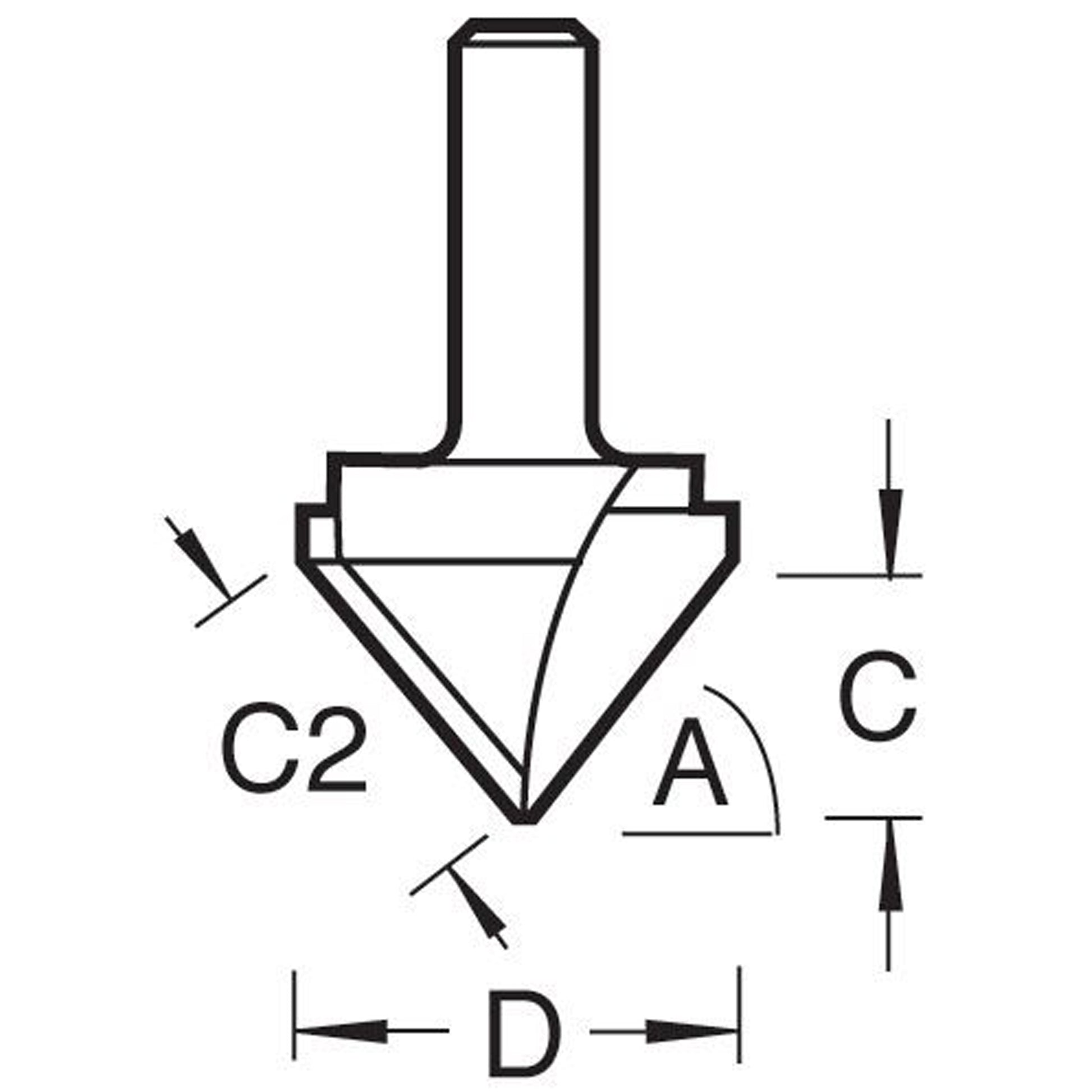 Trend Chamfer V Groove Router Cutter Size Guide