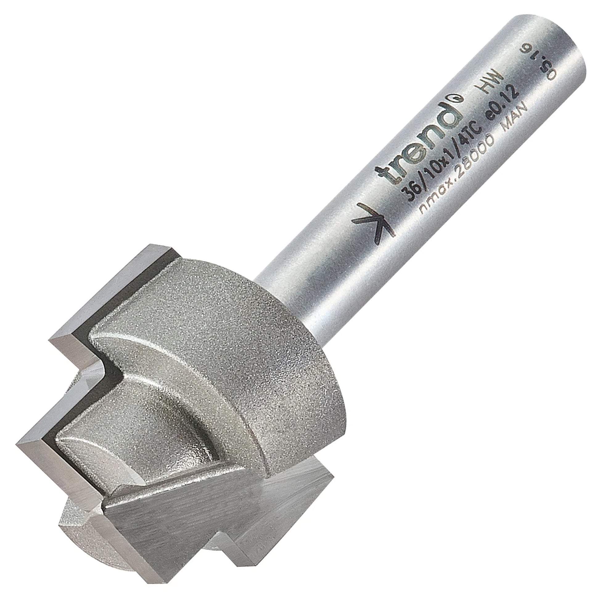 Trend Rebater Recessing Router Cutter 19mm x 10mm 36/10X1/4TC