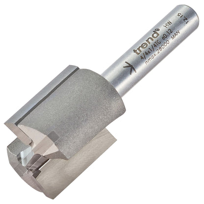 Trend Two Flute Straight Router Cutter 18.2 Diameter Shank 1/4in 4/4X1/4TC