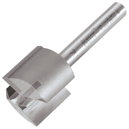Trend Two Flute Straight Router Cutter 21mm Diameter Shank 1/4in 4/62X1/4TC
