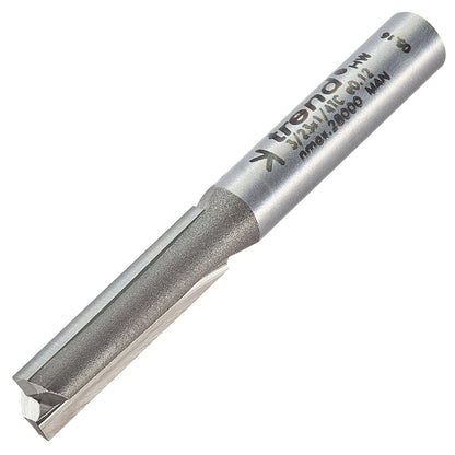 Trend Two Flute Straight Router Cutter 6.5mm Diameter Shank 1/4in 3/23X1/4TC