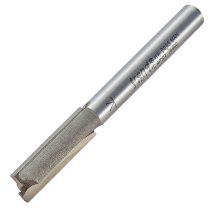 Trend Two Flute Straight Router Cutter 4mm Diameter Shank 1/4in 3/42X1/4TC