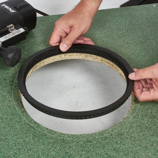 Trend Replacement Routabout Rings for 18mm Floor 10 Pack RBTRNG18/10 Inserting in to Floor Access Panel