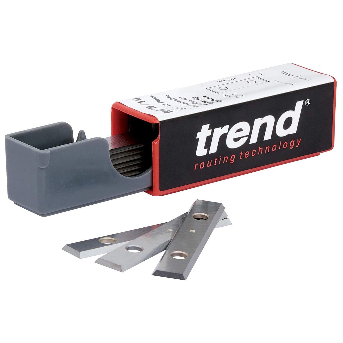 Trend Replacement Rota-Tip Cutter Blades 49.5mm x 9mm x 1.5mm RB/H/10