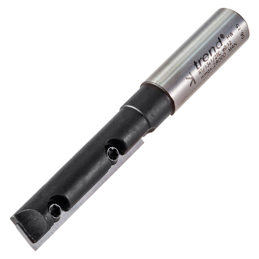 Trend Rota-Tip Router Cutter 12.7mm Diameter 50mm Cut Shank 1/2in RT/13X1/2TC