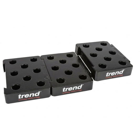 Trend Router Cutter Storage Trays Shank 1/2in 4 Pack CST/127/PK1