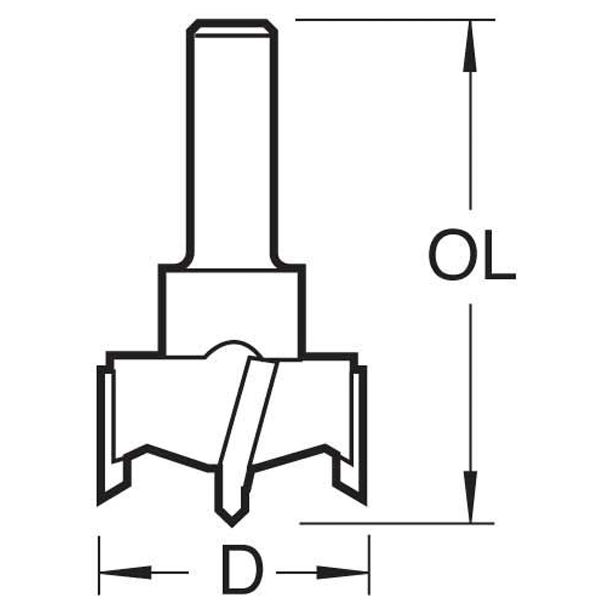 Trend Router Machine Bit Recessed Circular Hinge Size Guide