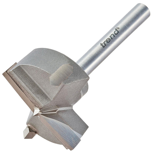 Trend Router Machine Bit 35mm Diameter Recessed Circular Hinge 421/35X1/4TC
