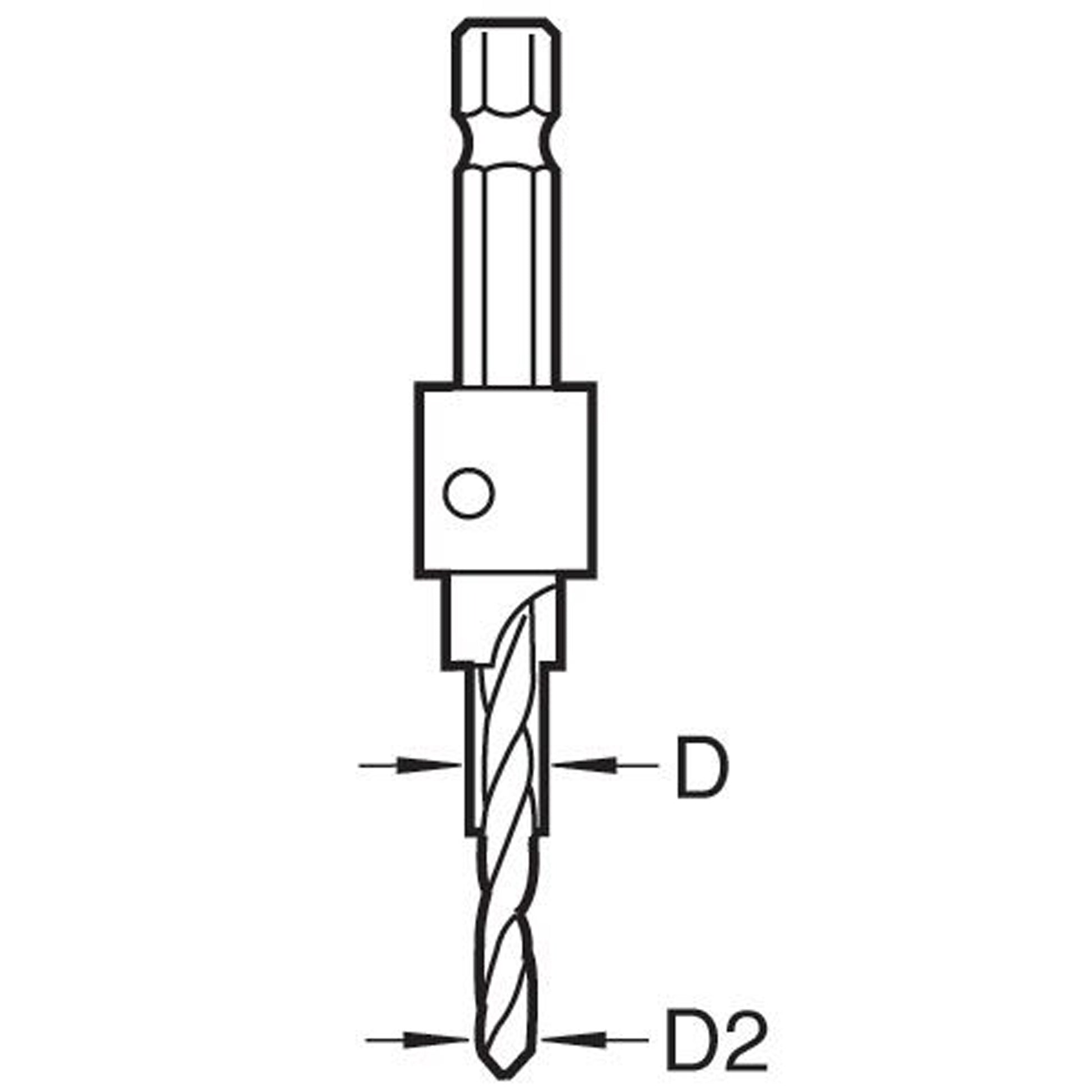 Trend Snappy TCT Drill and Counterbore Size Guide