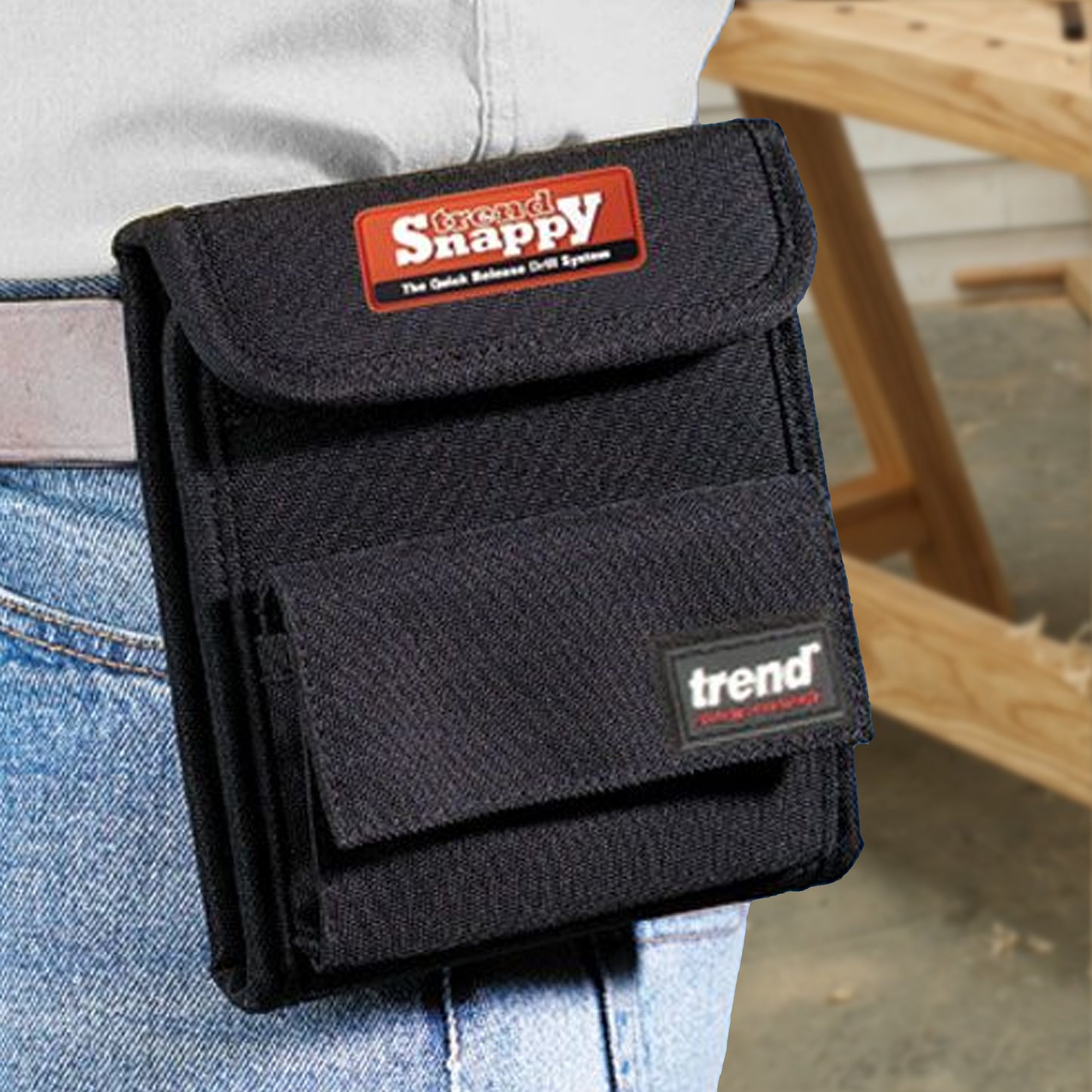 Trend Snappy Empty Heavy Duty Fabric Tool Holder SNAP/TH/1 with Belt Loop