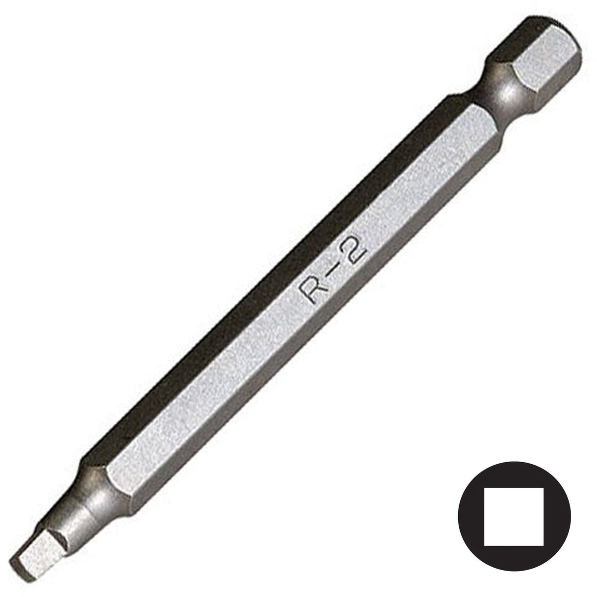 Trend Snappy Extra Long 75mm Square Drive No 2 Driver Bit SNAP/SQ/2A Head