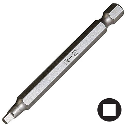 Trend Snappy Extra Long 75mm Square Drive No 2 Driver Bit SNAP/SQ/2A Head