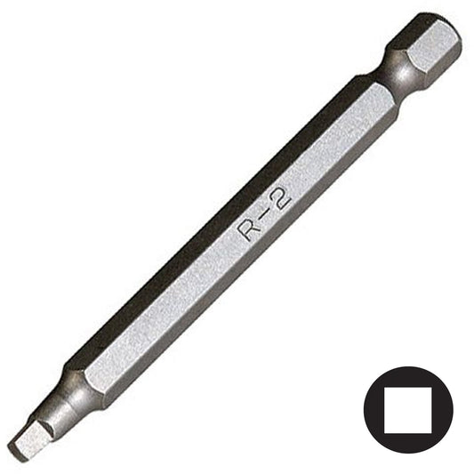 Trend Snappy Extra Long 75mm Square Drive No 2 Driver Bit SNAP/SQ/2A Head