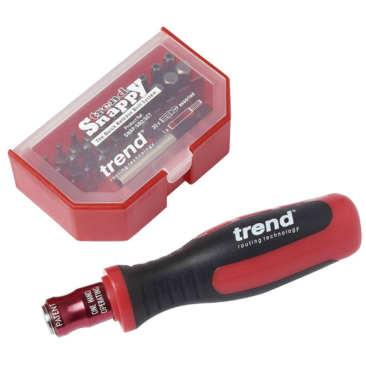 Trend Snappy Hand Driver and Screwdriver 30 Piece Bit Set SNAP/DRV/SET.