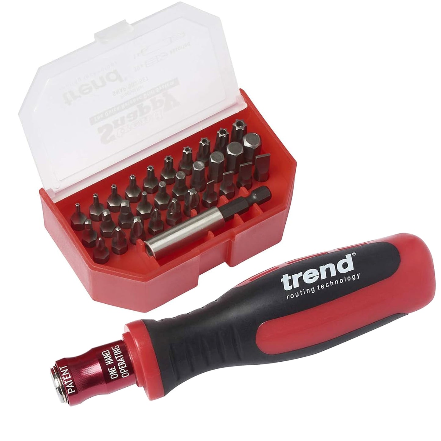 Trend Snappy Hand Driver and Screwdriver 30 Piece Bit Set SNAP/DRV/SET