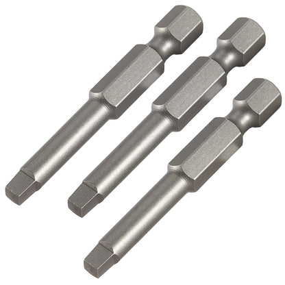 Trend Snappy Square Drive No 3 50mm Driver Bits 3 Pack SNAP/SQ/3