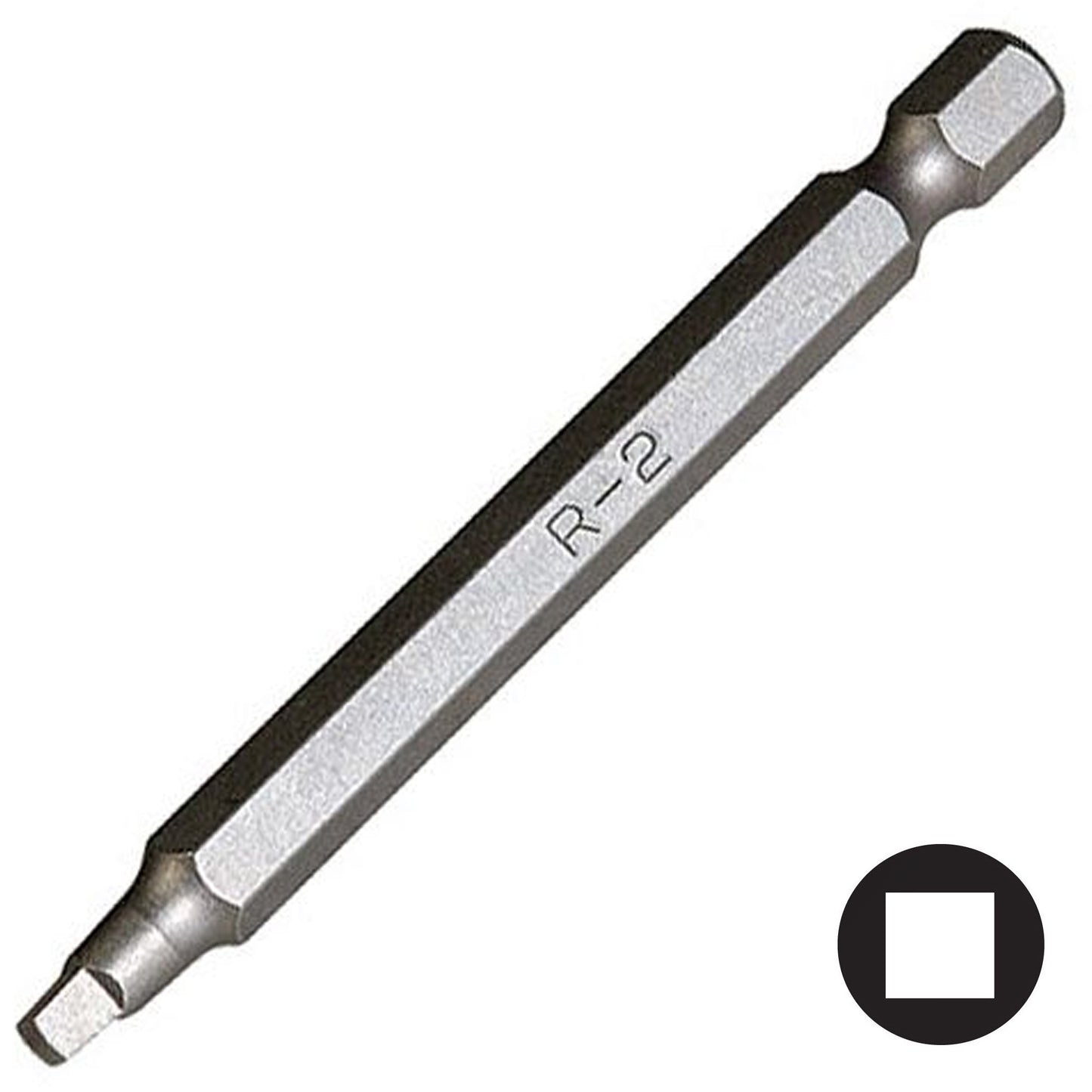 Trend Snappy Extra Long 75mm Square Drive No 2 Driver Bit SNAP/SQ/2A Head