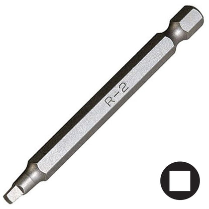 Trend Snappy Extra Long 75mm Square Drive No 2 Driver Bit SNAP/SQ/2A Head