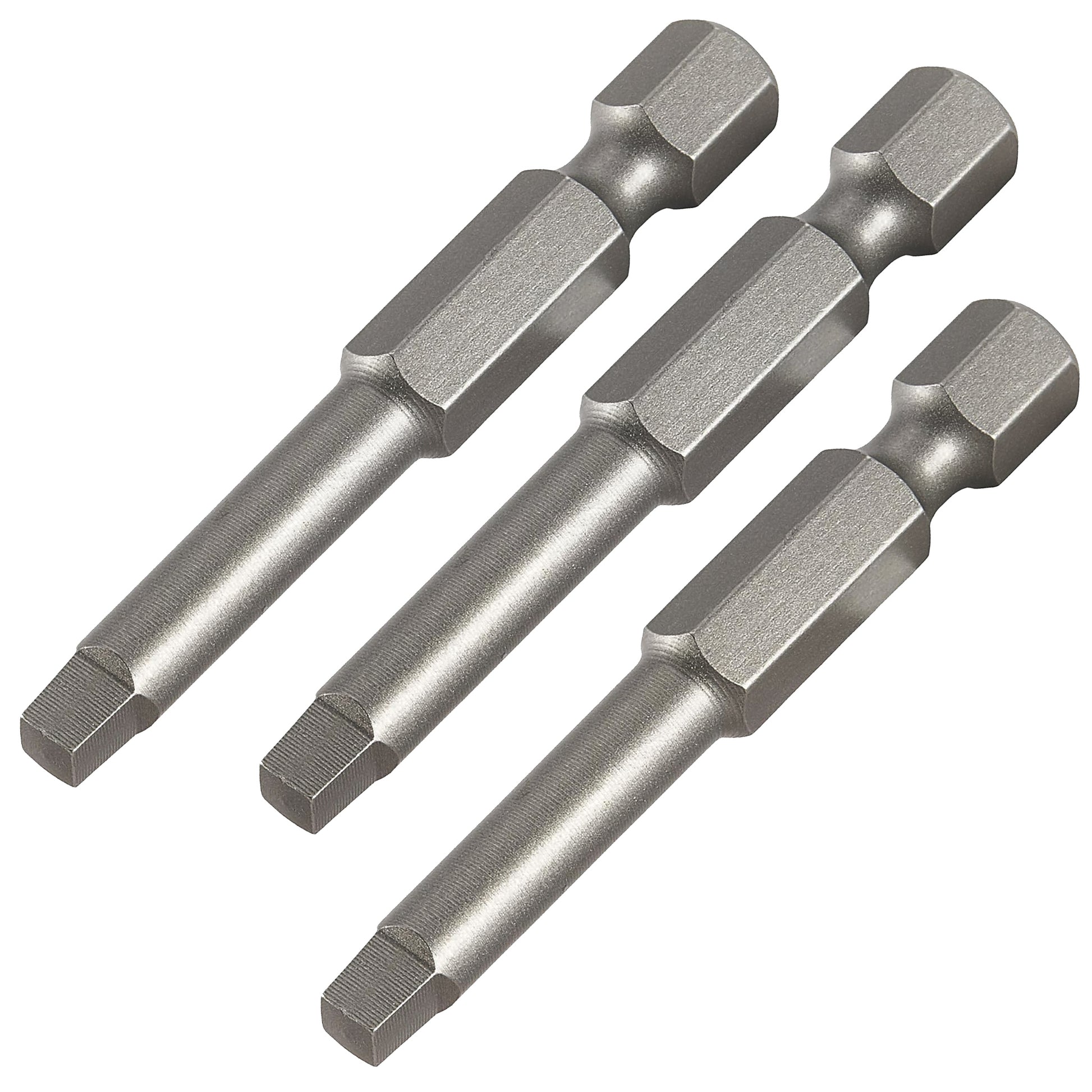 Trend Snappy Square Drive No 3 50mm Driver Bits 3 Pack SNAP/SQ/3