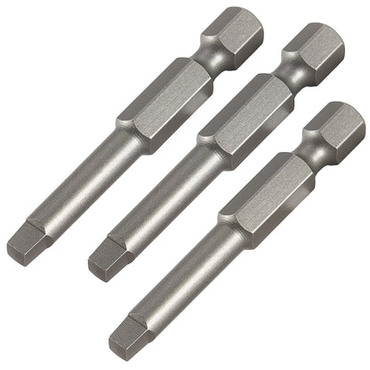 Trend Snappy Square Drive No 3 50mm Driver Bits 3 Pack SNAP/SQ/3