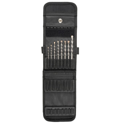 Trend Snappy Masonry Drill Bit Set 8 Piece in Storage Pouch SNAP/MD3/SET 3mm 4mm 5mm 5.5mm 6mm 6.5mm 7mm 8mm