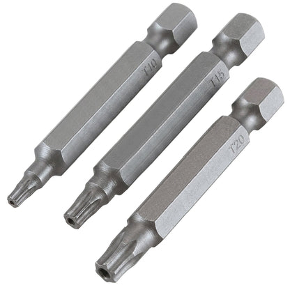 Trend Snappy Torx T10 T15 T20 50mm Driver Bits 3 Pack SNAP/TX/A