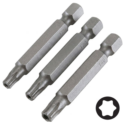 Trend Snappy Torx T25 T30 T40 50mm Driver Bits 3 Pack SNAP/TX/B Head