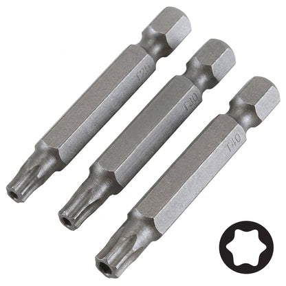 Trend Snappy Torx T25 T30 T40 50mm Driver Bits 3 Pack SNAP/TX/B Head