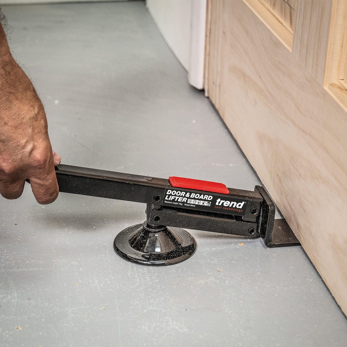 Trend Swivel Type Door and Board Lifter 75kg D/LIFT/B Inserting Under A Door