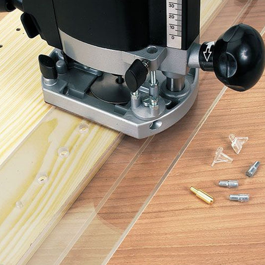 Trend Template Shelf Support 32mm Centre Jig TEMP/SS/A Being Used