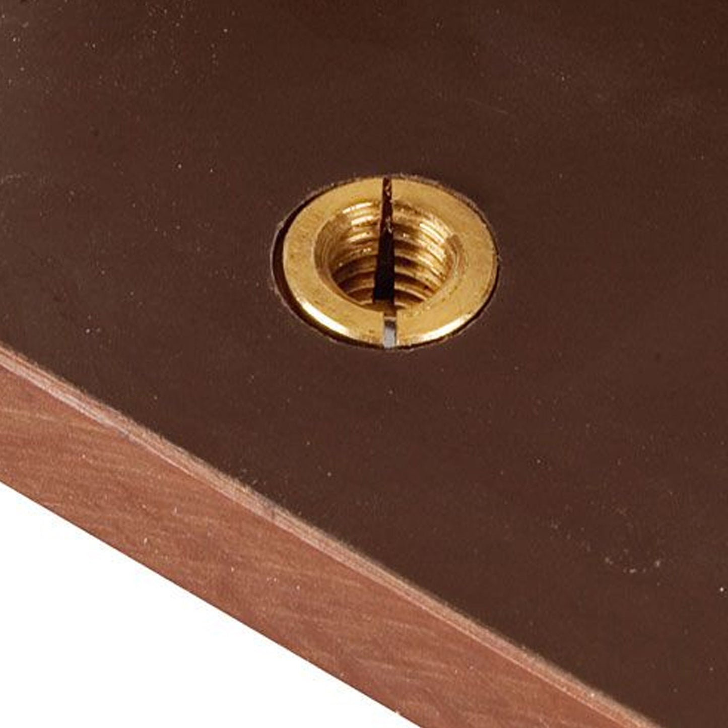 Trend Threaded Inserts for Wood M6 10 Pack INS/W6/10 Inserted in to a Piece of Wood
