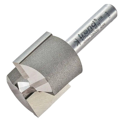 Trend Two Flute Straight Router Cutter 23mm Diameter Shank 1/4in 4/71X1/4TC