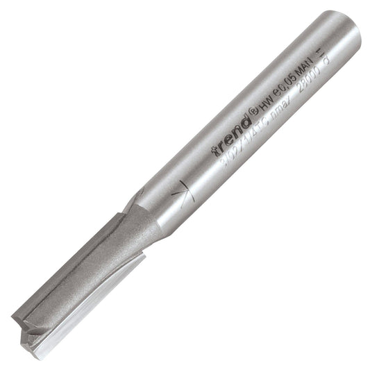 Trend Two Flute Straight Router Cutter 6.3mm Diameter Shank 1/4in 3/02X1/4TC