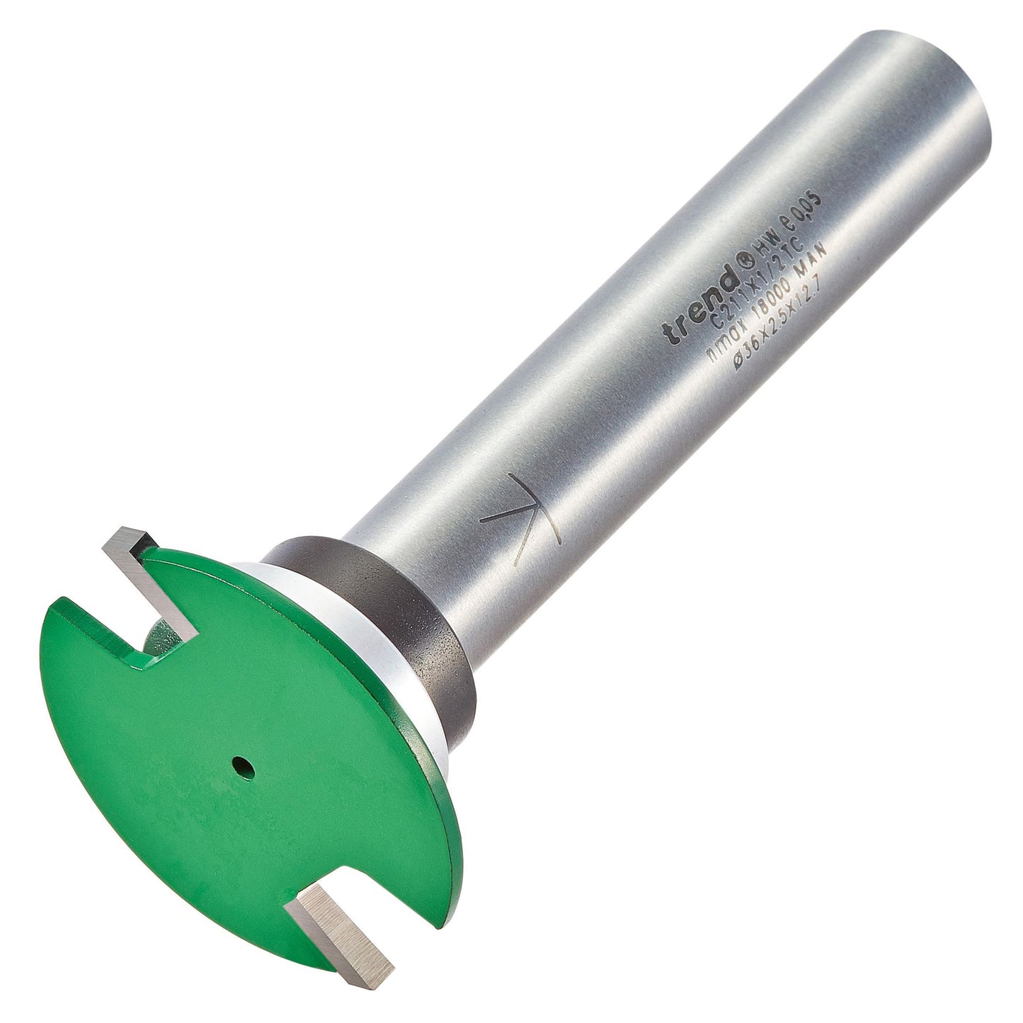 Trend Weatherseal Groover Router Bit 2.5mm x 7mm Shank 1/2in C211X1/2TC