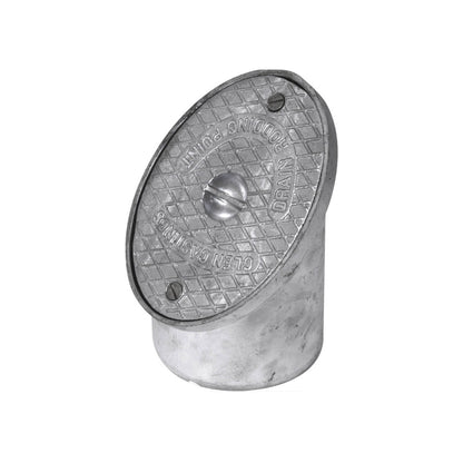 Under Aluminium Oval Drain Rodding Eye Point - 110mm