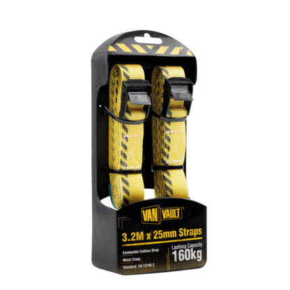 Van Vault Endless Strap 3.2 Metre x 25mm 2 Pack