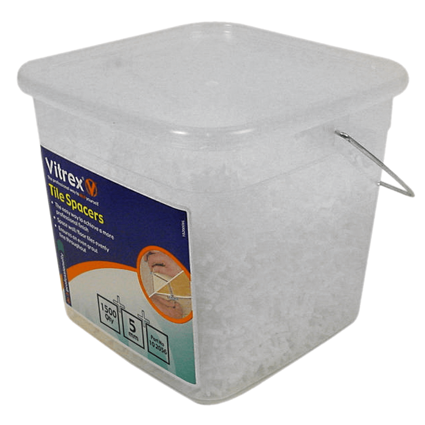 Vitrex Floor Tile Spacers 5mm 1500 Tub - 102056