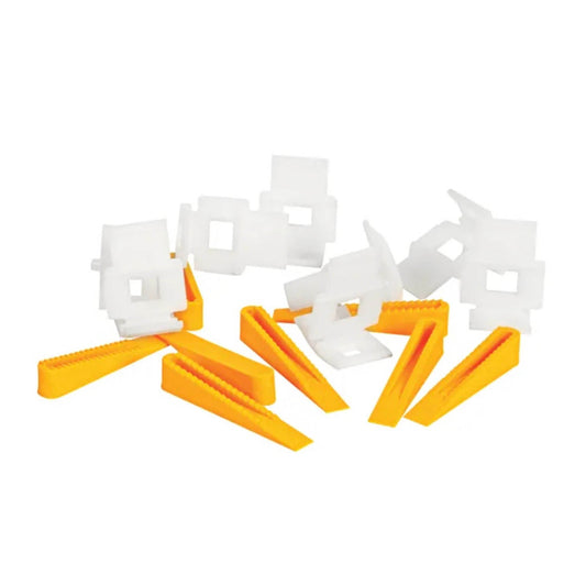 Vitrex Lash Tile Levelling Spacers Clips And Wedges - 30 Pack